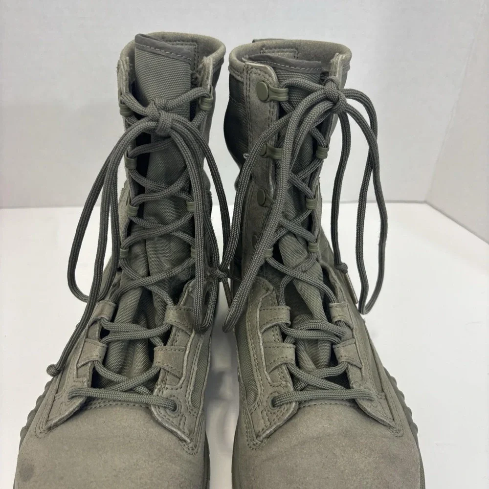 Nike SFB Tactical Combat Boots Mens 5.5 Womens 7.5 Green Suede Lace Up Military